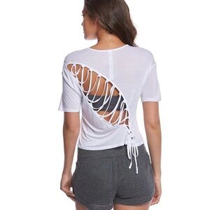 Alo Yoga Entwine Short Sleeve Top